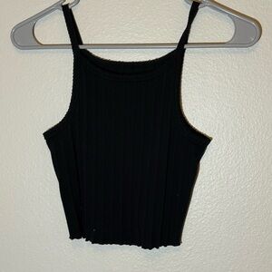 Aeropostale Black Ribbed Camisole
